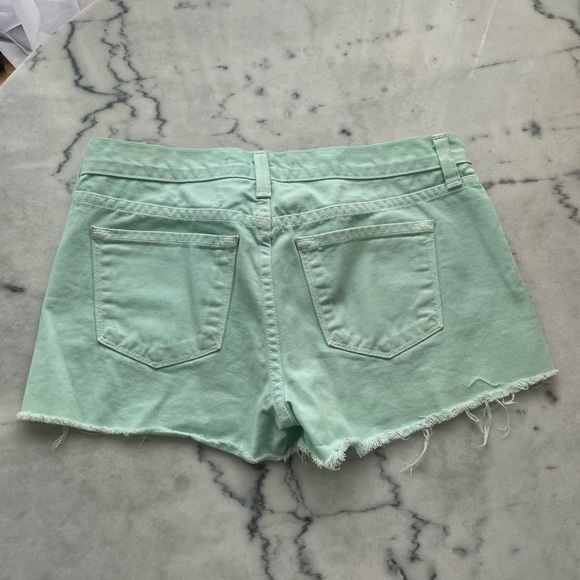 J Brand for Intermix Frayed Shorts Indigo - Picture 2 of 4